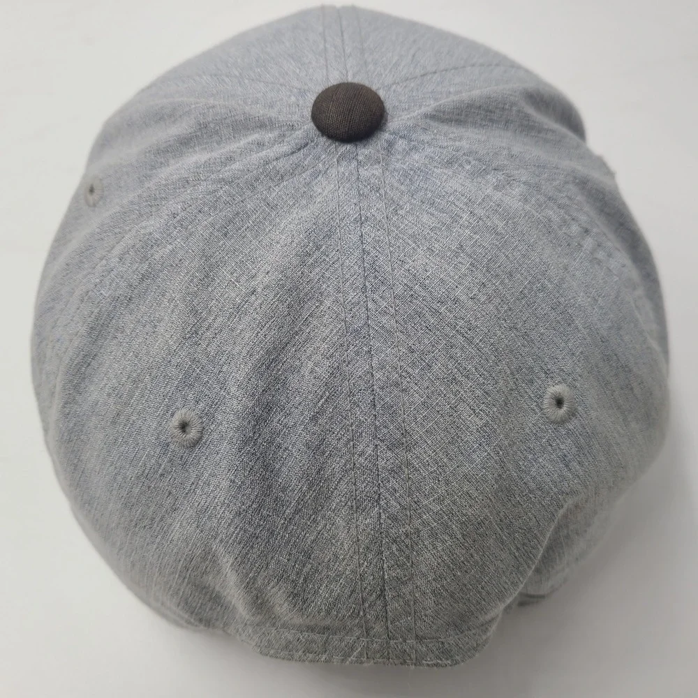 Volcom Hat‎ Snapback Grey Black Distressed Skate Skateboard Surf Casual Logo Men